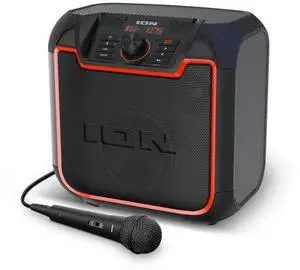ION Sport High-Power All-Weather Rechargeable Bluetooth Speaker, Black