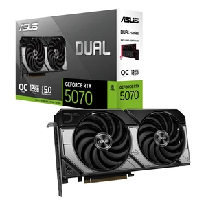 ASUS Dual GeForce RTX 5070 | 12GB GDDR7 | OC Edition | DUAL-RTX5070-O12G ASUS Dual GeForce RTX 5070 | 12GB GDDR7 | OC Edition | DUAL-RTX5070-O12G