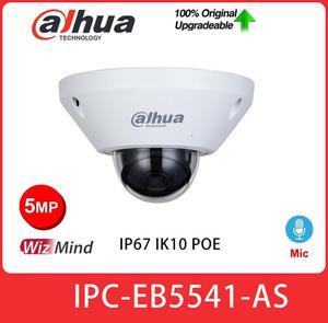 Original DH IPC-EB5541-AS 5MP WizMind IP67 POE Built-in Mic Fisheye IP Camera