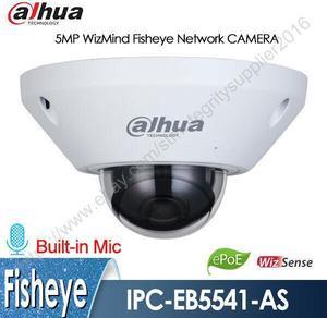 DH IPC-EB5541-AS 5MP AI Starlight Fisheye Built-in Mic PoE WizMind IP Camera