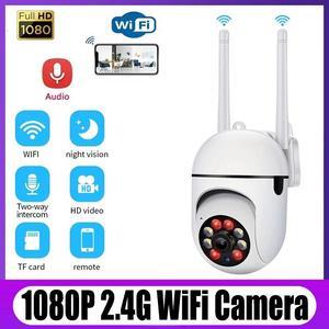 Wireless 2.4G WiFi Security Camera System Smart outdoor Night Vision Cam 1080P