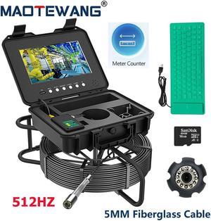 IPS HD 1080P DVR Sewer Pipe Inspection Camera 10.1 Inch Pipe Industrial Camera Self-Leveling  512HZ Locator Pipe Inspection Camera Endoscope 20M Pipe Inspection Camera