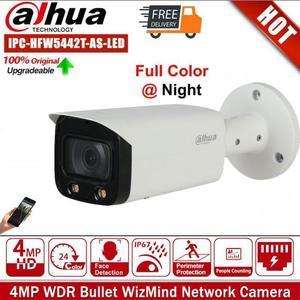 DH IPC-HFW5442T-AS-LED 6mm 4MP POE H.265 Full Color Bullet WizMind Network Camera