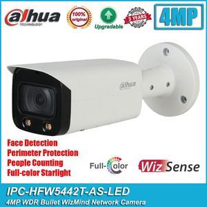 DH IPC-HFW5442T-AS-LED 4MP 6mm Color Fixed Lens Bullet WizMind Network Camera