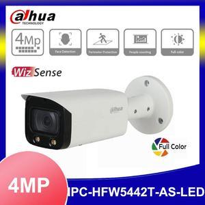 DH IPC-HFW5442T-AS-LED 6mm 4MP POE Full Color MIC Starlight WDR Bullet IP Camera