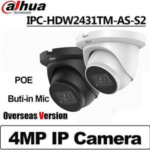 DH IPC-HDW2431TM-AS-S2 4MP PoE IR H.265+ IP67 IK10 Dome Camara Built-in Mic 2.8/3.6mm White 3.6mm Lens