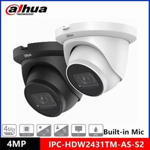 DH Original IPC-HDW2431TM-AS-S2 4MP POE Built in MIC Starlight IP Camera 2.8/3.6mm White 3.6mm Lens