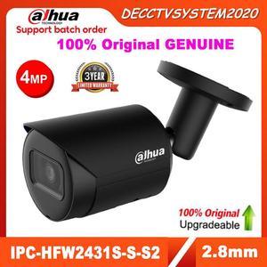 DH IPC-HFW2431S-S-S2 4MP IP67 WDR POE Mimi IR Bullet Network Camera Outdoor Black 3.6 mm