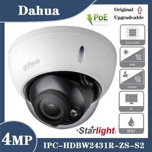 DH 4MP 5X Starlight IP Camera IPC-HDBW2431R-ZS-S2 POE IR IP67 Zoom Dome