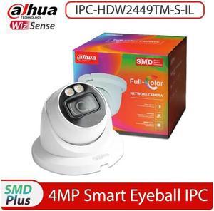 DH IPC-HDW2449TM-S-IL 4MP Night Color IP Camera PoE Smart Light Analytics+ White 3.6mm Lens