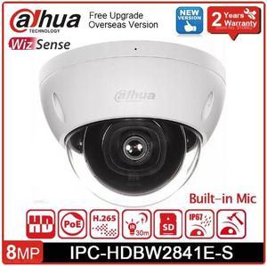 DH IPC-HDBW2831E-S-S2 8MP Lite IR Fixed-focal Dome Network Camera IR 30m SD Card Slot Starlight IP67 4K CCTV Security IPC