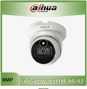 DH 8MP Wizsense IP Camera IPC-HDW2831TM-AS-S2 Built-in Mic SD Card Slot Video Surveillance IP Camera APP Remote Black 2.8mm Lens