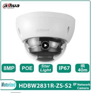 DH IPC-HDBW2831R-ZS-S2 8MP POE IP Camera IR 40m Motorized Vari-focal Lens IP67 IK10 Dome Network Starlight Security Protect Black