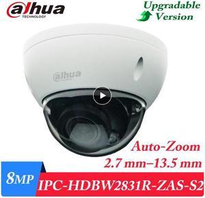 DH Original IPC-HDBW2831R-ZAS-S2 8MP Lite IR Vari-focal Dome Network Camera Automatic Zoom POE Power Supply IP67, IK10