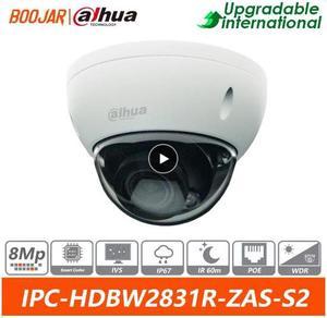 DH IPC-HDBW2831R-ZAS-S2 8MP 2.7mm13.5mm Motorized Zoom Lens Built-in SD Card Slot Audio Alarm IR 60M PoE Dome IP Camera IP67