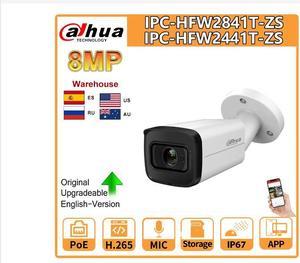 DH 8MP IP Camera 4K 5X Motorized Zoom 2.713.5MM WizSense Bullet POE IPC-HFW2841T-ZS POE SD Card Audio Built in MIC IR 60M