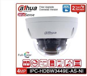 4MP Full-color Fixed-focal Dome WizSense Network Camera IPC-HDBW3449E-AS-NI Rotation mode, WDR, 3D DNR, HLC, BLC, digital waterm