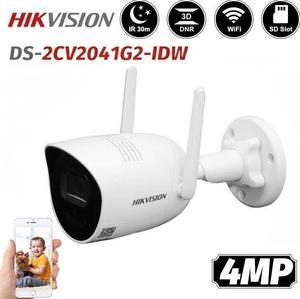 DS-2CV2041G2-IDW 4mm 4MP Fixed Bullet 2-way Audio Card Slot IP WiFi Camera