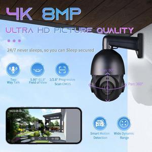 iBirdView Hik Compatible 8MP 36x Zoom Speed Dome IR PTZ POE Network Camera