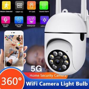 5G WiFi Wireless Camera Home Security System Indoor Night Vision Cam 1080P