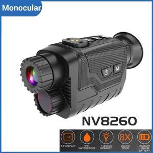 NV8260 Head Mount 4K Monocular Night Vision Device 400M Infrared Hunting Camera