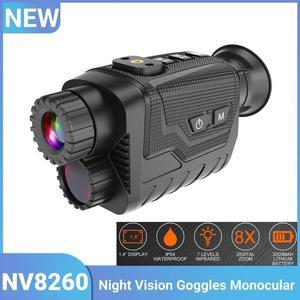 NV8260 36MP 4K HD Head Mounted Night Vision Infrared Monocular Night Vision os67