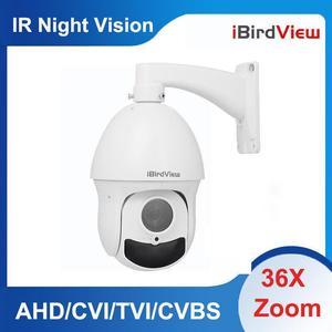 4in1 307 36X Zoom 1080P AHD PTZ Speed Dome Camera Support CVI/TVI/CVBS IR80M