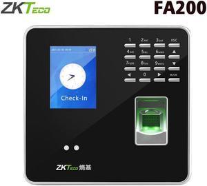 ZKTeco Face Fingerprint Recognition Time Attendance Time Clock +TCP/IP FA200