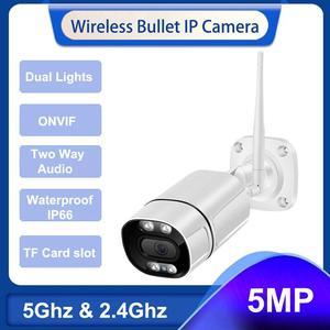 5G&2.4G WIFI IP Security Camera CCTV HD 5MP Home Night Vision Cam Two Way Audio