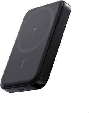Anker 321 MagGo Battery (PowerCore Magnetic 5K), 5,000mAh Magnetic Wireless Portable Charger, Compatible with iPhone 15/15 Plus/15 Pro/15 Pro Max, iPhone 14/13/12 Series (Black)