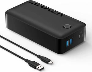 Anker Portable Charger, 347 Power Bank (PowerCore 40K), 40,000mAh 30W Battery Pack with USB-C High-Speed Charging, for MacBook, iPhone 13 / Pro/Pro Max/Mini, Samsung Galaxy, iPad, AirPods, and More