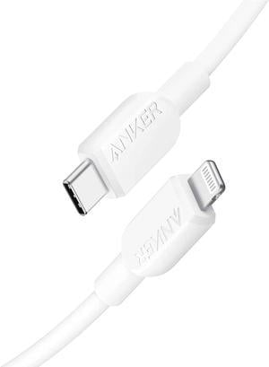 Anker USB C to Lightning Cable, 310 USB-C to Lightning Cable(White, 6ft), MFi Certified, Fast Charging Cable for iPhone 14 Plus 14 14 Pro Max 13 13 Pro 12 11 X XS XR (Charger Not Included)