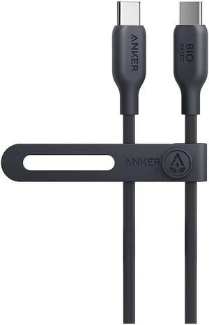 Anker 543 USB C to USB C Cable 140W 3ft USB 20 BioBased Charging Cable for MacBook Pro 2020 iPad Pro 2020 iPad Air 4 Samsung Galaxy S23S23 UltraS22 Ultra Phantom Black