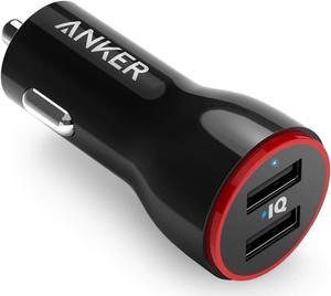 Car Charger, Anker 24W Dual USB Car Charger Adapter, PowerDrive 2 for iPhone 12/12 Pro/11/11 Pro/XS/MAX/XR/X, iPad Pro/Air 2/Mini, Note 5/4, LG, Nexus, HTC, and More