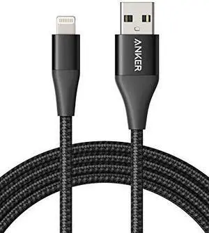 Anker Powerline+ II Lightning Cable (6ft), MFi Certified for Flawless Compatibility with iPhone 11/11 Pro/11 Pro Max/Xs/XS Max/XR/X / 8/8 Plus / 7/7 Plus / 6/6 Plus / 5/5S and More