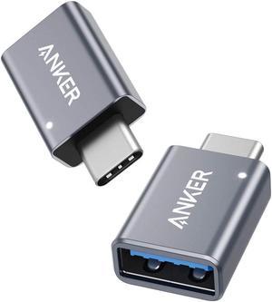 USB C Adapter (2 Pack), Anker USB C to USB Adapter High-Speed Data Transfer, USB-C to USB 3.0 Female Adapter for MacBook Pro 2020, iPad Pro 2020, Samsung Notebook 9, Dell XPS and More Type C Devices