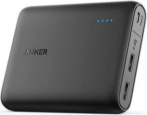 Power Bank, Anker PowerCore 13000 Portable Charger - Compact 13000mAh 2-Port with PowerIQ and VoltageBoost Technology for iPhone, iPad, Samsung Galaxy (Black)