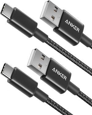 USB Type C Cable Anker 2Pack 3Ft Premium Nylon USBC to USBA Fast Charging Type C Cable for Samsung Galaxy S10  S9  S8  Note 8 LG V20  G5  G6 and More