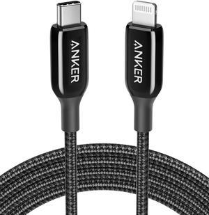 Anker USB C to Lightning Cable (6 ft) Powerline+ III MFi Certified Lightning Cable for iPhone 11/11 Pro / 11 Pro Max/X/XS/XR/XS Max / 8/8 Plus/AirPods Pro, Supports Power Delivery