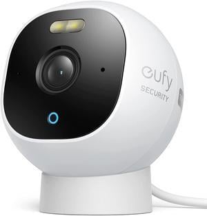 eufy Security Solo OutdoorCam C22, All-in-One Outdoor Security Camera with 1080p Resolution, Spotlight, Color Night Vision, No Monthly Fees, Wired Camera, Security Camera Outdoor, IP67 Weatherproof