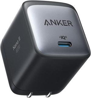 USB C Charger, Anker Nano II 65W GaN II PPS Fast Charger Adapter, Foldable Compact Charger for MacBook Pro/Air, Galaxy S20/S10, Dell XPS 13, Note 20/10+, iPhone 12/Pro/Mini, iPad Pro, Pixel, and More