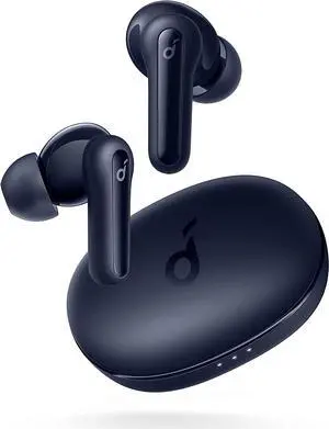 Soundcore by Anker Life P2 Mini True Wireless Earbuds, 10mm Drivers with Big Bass, Custom EQ, Bluetooth 5.2, 32H Playtime, USB-C for Fast Charging, Tiny Size for Commute, Work