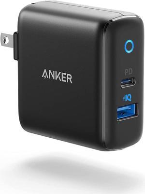 USB C Charger, Anker 32W 2 Port Charger with 20W USB C Power Adapter, PowerPort PD 2 with Foldable Plug for iPad/iPad Mini, for iPhone 13/13 Mini/13 Pro/13 Pro Max/12/11, Pixel, Galaxy, and More