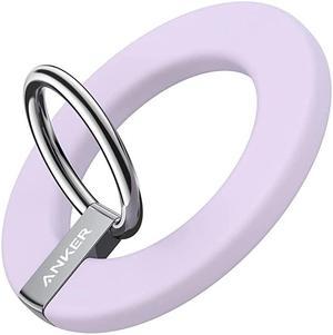 Anker Magnetic Phone Grip MagGo 610 Magnetic Phone Ring Holder Adjustable Kickstand Only for iPhone 13 12  12 Pro  12 Pro Max  12 Mini Purple