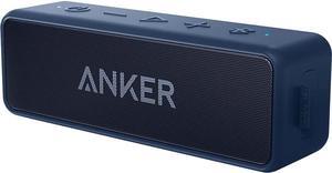 [Upgraded] Anker Soundcore 2 Portable Bluetooth Speaker with 12W Stereo Sound, Bluetooth 5, Bassup, IPX7 Waterproof, 24-Hour Playtime, Wireless Stereo Pairing, Speaker for Home, Outdoors, Travel