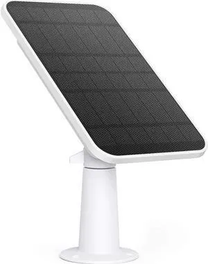 eufy Security Certified eufyCam Solar Panel, Compatible with eufyCam, Continuous Power Supply, 2.6W Solar Panel, IP65 Weatherproof (Renewed)