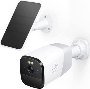 eufy Security 3G/4G LTE Cellular Outdoor Security Camera with Solar Panel, 2K HD, Starlight Night Vision, and Human Detection. No Wi-Fi. Works with AT&T and Verizon. EIOTCLUB SIM Card Included.