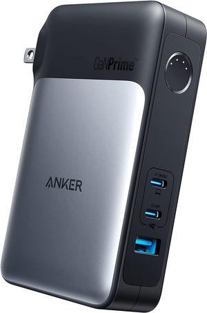 Anker 733 Power Bank (GaNPrime PowerCore 65W), 2-in-1 Hybrid Charger, 10,000mAh USB-C Portable Charger with 65W Wall Charger, Works for iPhone 13, Samsung, Pixel, MacBook, Dell, and More