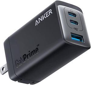 Anker USB C Charger, Anker 735 Charger GaNPrime 65W, PPS 3-Port Fast Compact Foldable Wall Charger for MacBook Pro/Air, iPad Pro, Galaxy S22/S21, HP Spectre, Note20/10+, iPhone 13/Pro, Pixel, and More