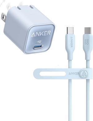  Anker USB C to C Charger Cable (240W, 6ft), Bio-Braided for  iPhone 15/15 Plus/ 15 Pro/ 15 Pro Max, MacBook Pro 2020, iPad Pro 2020,  iPad Air 4, Samsung Galaxy S23 (Phantom Black) : Electronics